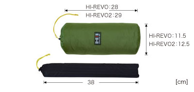 軽量テント HI-REVO